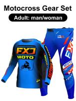 motocross gear set Enduro cross Jersey Pant Kits Racer Gear Set Off-road Mens Kits Women's mountain Downhill Motorcycle MX S-30