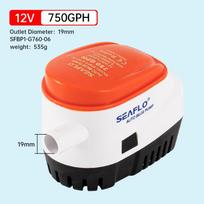Marine Water Pump Small Bilge Pump 12V24V Yacht Drainage Fast Boat DC Submersible Pump Bilge Automatic Drainage Pump 12V 750GPH