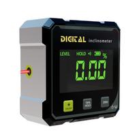Intelligent Laser Digital Level Ruler 4 Sided Magnetic Tilt Angle Ruler, Angle Meter with 360 Degree Height Measurement Accuracy