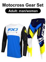 motocross gear set Enduro cross Jersey Pant Kits Racer Gear Set Off-road Mens Kits Women's mountain Downhill Motorcycle MX XXL-38