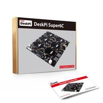 GeeekPi DeskPi Super6C Raspberry Pi CM4 Cluster Mini-ITX Board Raspberry Pi Computing Module 4 Mini ITX Cluster Board 6 RPI CM4 Support, 89W Power