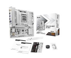 ASRock B850M Challenger WiFi White Motherboard, compatible with AMD Ryzen 900080007000 series CPUs (Socket AM5), B850 DDR5 Micro-ATX Motherboard