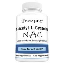 N-Acetyl-L-Cysteine 600 Mg Supplement, With Selenium, Molybdenum, 120 Capsules Per Bottle 120 Capsules