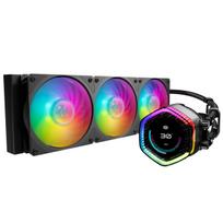 Cooler Master MasterLiquid 360 Ion: Highly customizable, LCD display, dual-chamber pump, high-airflow, long-life fan, 360mm radiator size, all-in-one
