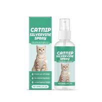 Catnip Spray Premium Catnip Extract for Cats 60ml Gentle Formula Natural Cat Attractant Spray for Cat Interaction and Relaxation Home Use one size