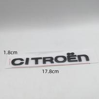 1 vnt. 3D ABS Citroen automobiliui raidės Emblema Priekinis variklio dangtis Lipdukas Galinės uodegos bagažinės Ženklelis Lipdukas Stilius auto priedai