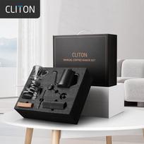 CLITON Manual Coffee Grinder and Pour-Over Brewing Kit