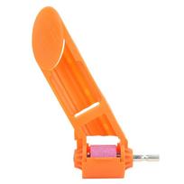 2pcs Straight Shank Twist Electric Grinding Machine  Drill Polishing oranžinė