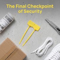 Anti-tamper Security Seal Nylon material Plastic Strap Anti-theft Buckle  Anti-theft protection geltona