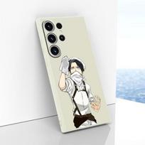 Telefono dėklas, skirtas Samsung Galaxy S20 S23 Ultra Note 20 Ultra S21 Note 10 Plus 8 9 Square Liquid Cover Attack On Titan Anime Samsung Note 8