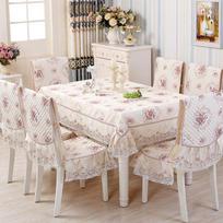 Buitinė nėriniuota medvilninė staltiesė, minimalistinė, moderni, dulkėms atspari staltiesė, kiniško stiliaus, skalbimo mašina skalbiama, 1 vnt. chair cover 1pcs
