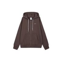 Nike Solid Color Full-Zip Hoodie Men Tops Baroque-Brown DR0404-237 M