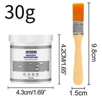 Nematoma vandeniui atspari medžiaga, skaidri sandarinimo danga 30/100/300 g nepratekantys klijai, klijai, stiprus sandariklis, tualeto remonto įrankiai 30G with Brush