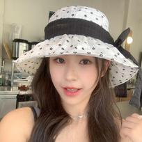 Big Waves Along The Fisherman's Hat Sweet Outing Sun Protection UV Flowers Versatile Pot Hat Autumn