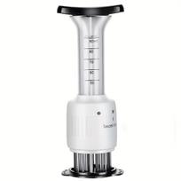 1pc, Meat Tenderizer Tool, Meat Injector with Stainless Steel Sharp Needle Blades, Stainless Steel Meat Tenderizer Needle, Sauce Injector Steak Syringe