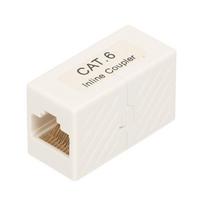 EXTRALINK CAT6 UTP RJ45 Laidų sujungimo dėžutė, balta (EL-CAT6UTP-COUPLER)