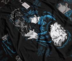 Megumi Fushiguro T-shirt Jujutsu Kaisen Gojo Satoru Horror Gift Shirt All Sizes M