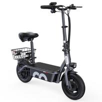 Elektrinis paspirtukas iScooter 10  1000W Variklis Didžiausias greitis 45Km/h 48V 13AH Maksimalus nuvažiuojamas atstumas 60Km Apkrova 120Kg Juodas F3 48V 13AH