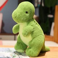 Dinozauras Triceratopsas Tyrannosaurus Rex lėlė pliušinis žaislas stegozauro lėlė berniukams lydinti raminanti lėlė 28cm（0.1kg）