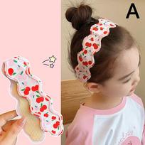 Children Magic Hair Hoops Bangs Paste Posts Crushed Flower Hairband Makeup Broken Hair Stickers Kids Hair Accessories