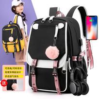 Cartoon Labubu Printed Backpack Travel Bag Computer Bag Student Male Female Casual Backpack School Bag average size