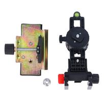 Fine Tuning Bracket Level Tool Adapter Adjustable ABS and Iron Good Compatibility Telescoping Pole Leveling Base for Buildings