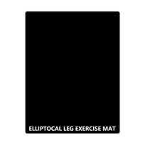 Elipsinis kojų treniruoklis Kilimėlis Neslystantis pėdų pedalas Treniruoklio kilimėlis Minkštas laiptelis Grindų kilimėlis Padidinkite stabilumą sportui ir fitnesui juoda