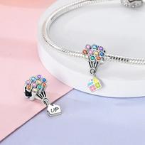 Originalūs Charmscopper spalvoti balionėliai, namelio karoliukai tinka pakabukams Platabracelets moterims papuošalų gamybai Pasidaryk pats smulkios dovanos