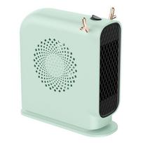 500W Fast Heating Winter Instant Heating Fan New Desktop Electric Heater Constant Temperature Office Space Air Heater žalia