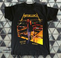 Metallica 1993 Hershey Tour Rock Heavy Cotton Black Unisex  Size S-4XL Unisex T-Shirt XXXL