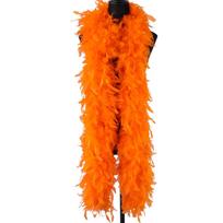 DIY 130G  Rainbow Turkey Feathers Boa 2Yard Marabou Plumes Shawl For DIY Carnival Party Dress Scarf Feather Decoration Crafts Plumes 130g oranžinė
