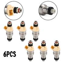 6pcs Fuel Injector Fit for Mitsubishi Mirage Montero Galant Sigma Eclipse FJ128