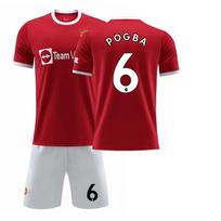 2021-22 Nauji Man Utd Raudonojo Velnio Namų Marškinėliai #7 Ronaldo #6 Pogba #18 Žvaigždžių Žaidėjų Futbolo Marškinėliai XL