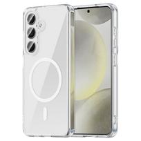 Samsung Galaxy S24 Plus/S25 Plus Clear Phone Case,Non-Yellowing Magnetic Phone Case for Samsung Galaxy S24 Plus/S25 Plus balta
