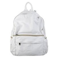 Japanese Style Backpack with Lazy and Unprinted Style, Washed Solid Color Canvas Bag, Couple's Hanging Feeling, Student Backpack, Versatile for Women