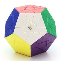YuXin Rotating Megaminx Redi Dino Dodecahedron Twisty Puzzle Magic Cube Stickerless Adult Teenager Intelligence Toy Brain Teaser