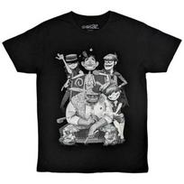 Gorillaz Unisex Adult George Spray T-Shirt S įvairiaspalvis
