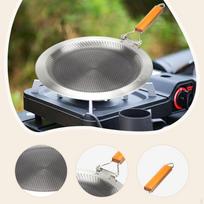 , Portable Stainless Steel Crepe Pan, Suitable for Gas And Induction Hobs, 30cm