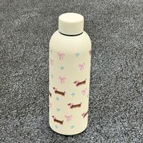 500 ml termosinė puodelis nerūdijančio plieno kaspinė takso vandens buteliukas mažas kakliukas dviguba sienelė kelioninė termosinė kolba automobilio naudojimui 500ml balta