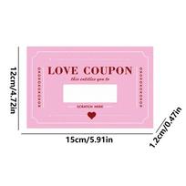 Love Coupons 20 Cards Romantic Gifts Date Scratch Cards for Valentine's Day Anniversary Husband Wife Couples Fun Activity