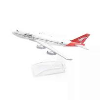 16cm Qantas Boeing 747 Airplane Model Airplane Diecast Metal 1/400 Scale Planes