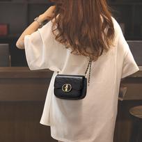 Bag women's new summer messenger bag leather women's bag high-end exquisite shoulder chain bag luggage