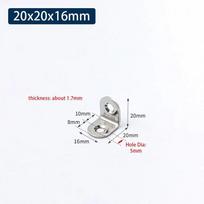 1Pcs Cabinet Screens Wall Angle Bracket SUS304 Stainless Steel 90 Degree Right Angle Corner Brace Joint L Shape