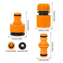 New Garden Quick Hose Connector 3/4 & 1/2 Inch Graden Hose Water Tap Threaded Connector Faucet Adapter For Garden Irrigation