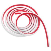 1PC 1M/3Meters/6M PVC Flexible Quarter Round Molding, Peel and Stick Bendable Molding Trim for Floor, Bathrooms, Kitchens, Count (WHITE,1m) balta