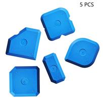 5PCS Silicone Glass Cement Scraper Sealant Grout Remover Tool Home Finishing Caulking Tools Home Cleaning Hand Spatula Tool
