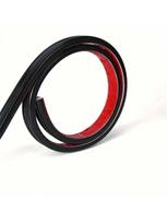 1PC  39.37/78.74inch Self-Adhesive Peel and Stick Accent Wall Molding,PVC Chair Rail Trim for Interior Decoration (black,1M) juoda