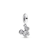 Pandora Disney Series Shining Mickey Head Shape Pendant Women pendant Silver 793031C01 Box