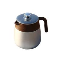 Stainless Steel Titanium-Coated Teapot Titanium-Coated Liner Large Capacity Tea Separation Pot with Handle Insulated Coffee Pot