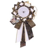 Cosplay Decorate Anime Badge Holder Oblique Tail Ribbon Flower Fill Ita Bags Decoration Tray Plastic Pin Protector